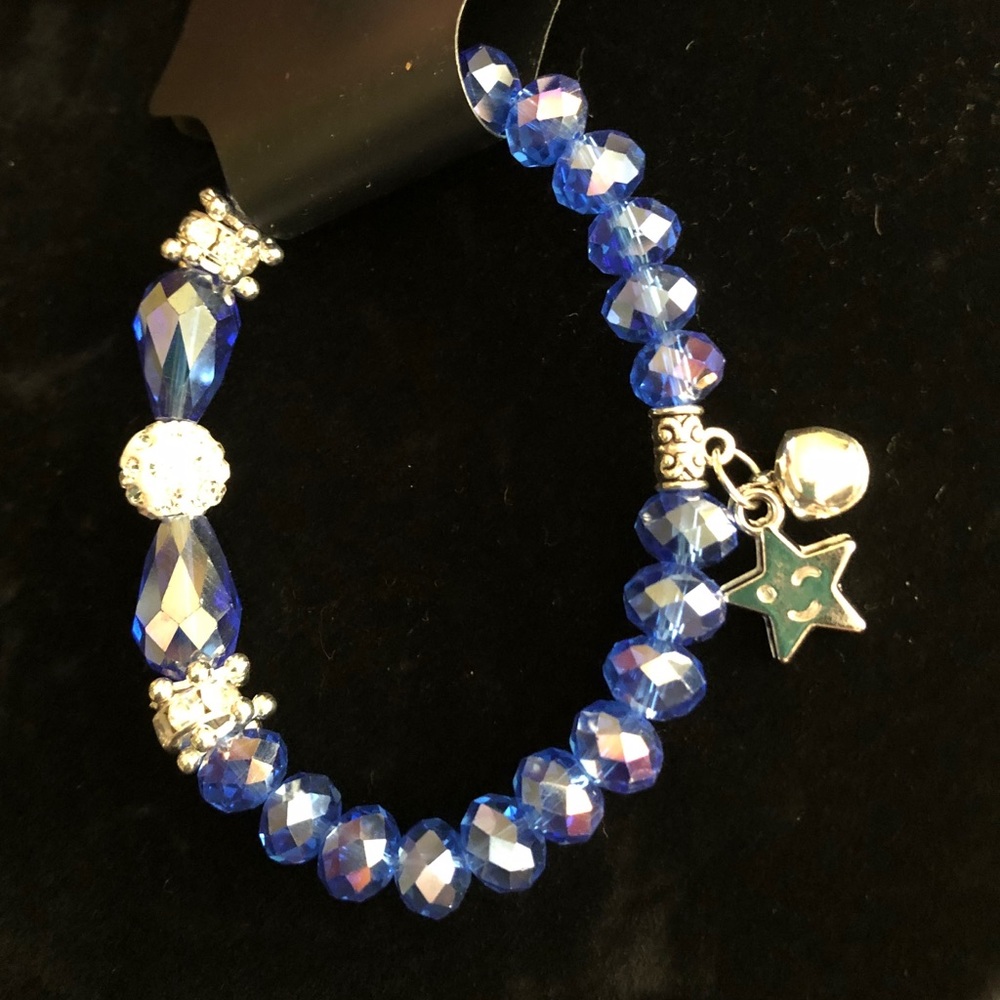 🎉🎈HP🎈🎉 😳😮😳 5 for $10 Bella Collection Blue Crystal Bracelet